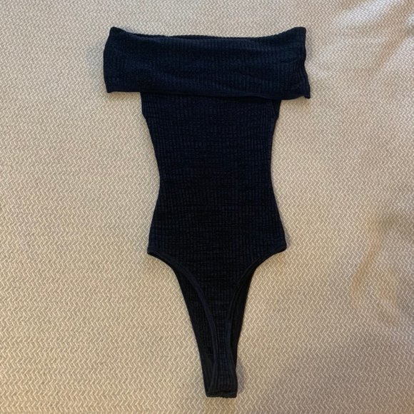 Navy Free People Too Good Bodysuit - Picture 3 of 6